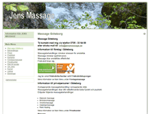 Tablet Screenshot of jensmassage.se